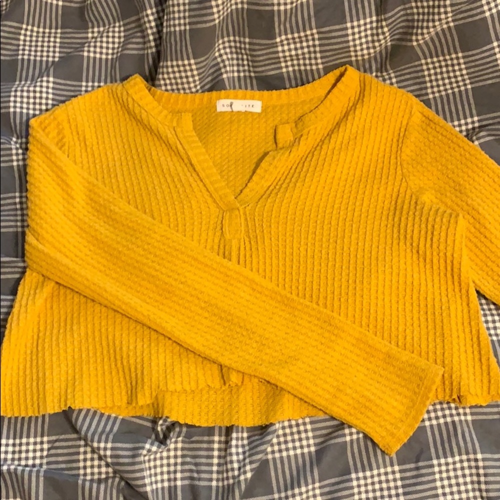 Yellow sweater